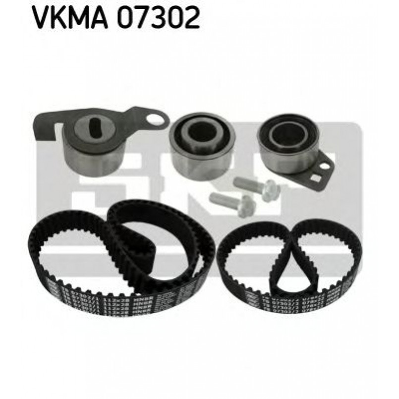 VKMA 07302 SKF Комплект (ремінь+ролики)